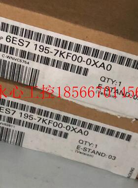 议价6ES7195 6ES7 195-7KF00-0XA0BETW. F-AND STD-MOD隔离￥