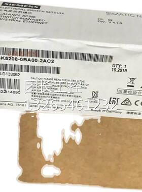 全新原装西门子交换机6GK5208-0BA00-2AC2询价