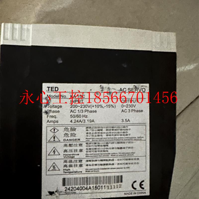 议价滁州东元伺服驱动维修  KA15C、KA25C   不显示 过流  当天￥