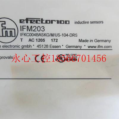 议价全新原装正品IFM易福门 IFM203 IFKC004BASKG/M/US-104-DRS￥