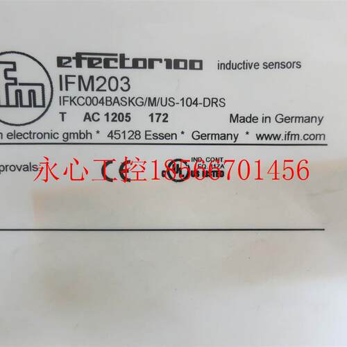 议价全新原装正品IFM易福门 IFM203 IFKC004BASKG/M/US-104-DRS￥
