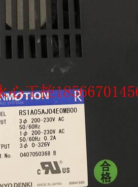 议价三洋伺服RS1A0J04E0MB00现货销售现货￥