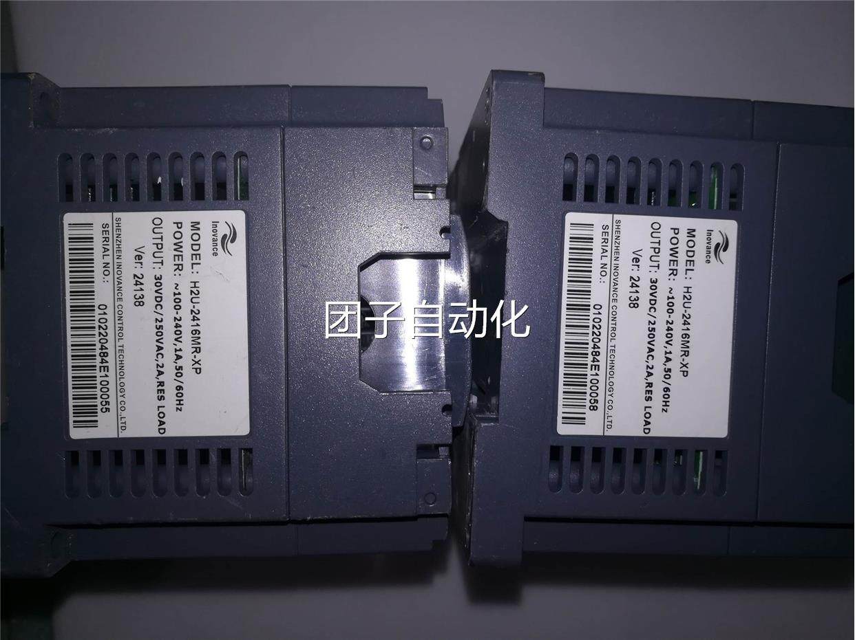 A汇川H2U系列PLC H2U-2416MR-XP 原装拆机实物已测试质量保证询价