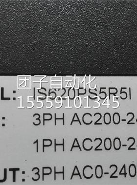 伺I服驱动器 IS 620PS5R550W 2017224询价