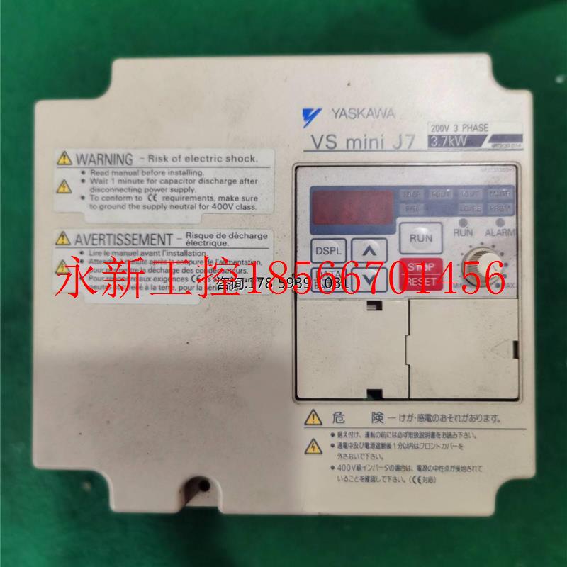 议价安川变频器 VS miniJ7 3.7KW 220V CIMR-J7AA23P7 成色漂亮￥