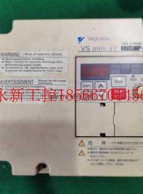 议价安川变频器 VS miniJ7 3.7KW 220V CIMR-J7AA23P7 成色漂亮￥