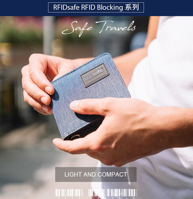 Pacsafe超轻屏蔽旅行护照钱包