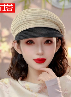布塔贝雷帽夏季法式女帽子复古优雅欧若时尚休闲知性风PT1507