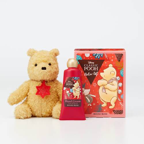 日本 House of Rose 2020冬季限定保湿手霜30g+维尼熊套装 量少