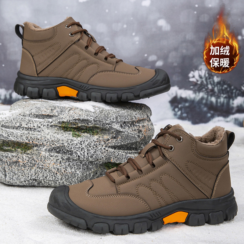 男鞋秋冬新款黑武士雪地靴