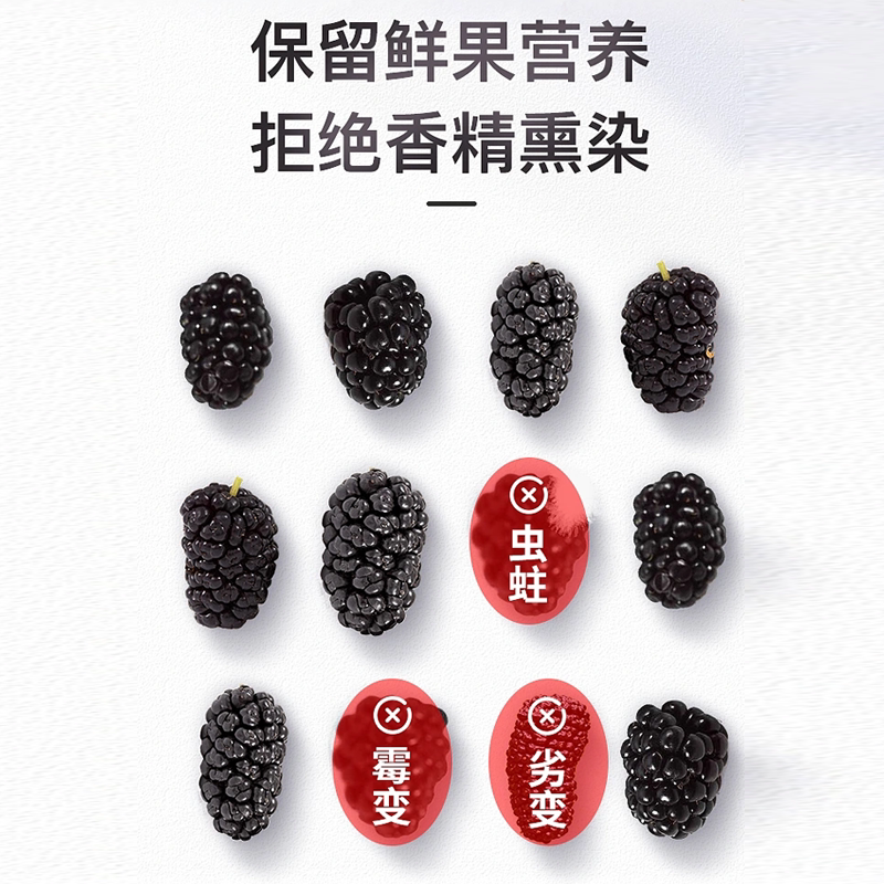 桑葚干黑桑椹散装大凉山德昌桑椹干新货泡酒泡茶