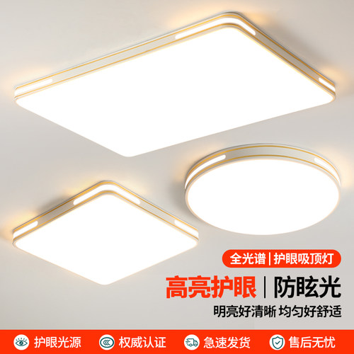 led客厅主灯 2026新款简约现代大气吸顶灯智能卧室餐厅灯中山灯具