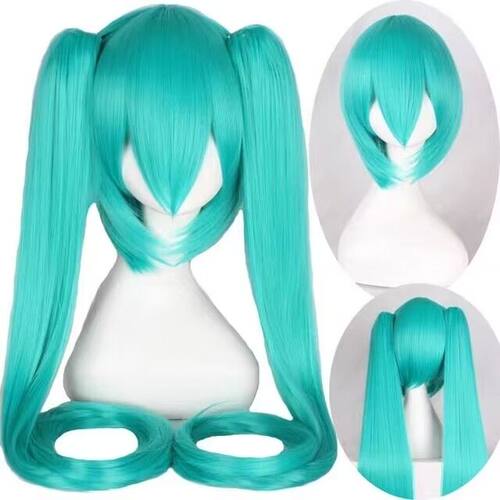 【9151人收藏】玫瑰网VocAloid系列   Miku.cosplay动漫 假发 黑