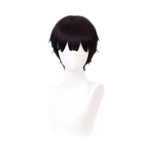 地缚少年花子君cosplay 花子君 柚木司 cos假发 黑色短发 假毛