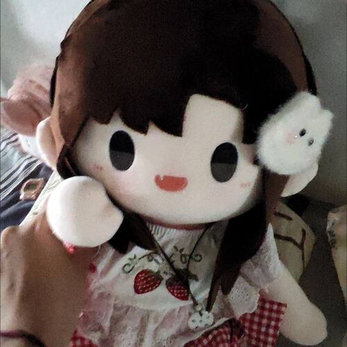 【1640人收藏】原创魔道祖师动漫周边同人魏无羡蓝忘机40cm棉花娃 - 封面