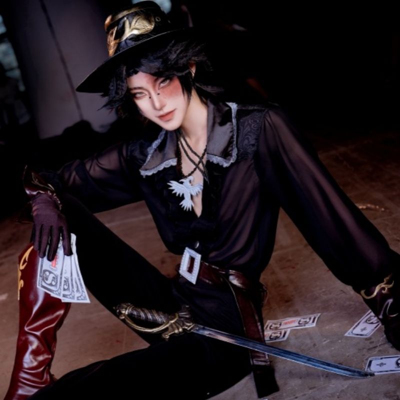 第五人格cos勘探员黑郁金香cos服演绎之星二次元游戏 cosplay服装图片