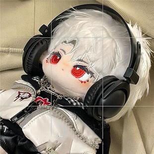 漫画月影别墅周边同人白艾尔属性20CM棉花娃娃女生礼物玩偶送礼物