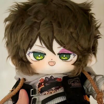 第五人格囚徒卢卡属性棉花娃娃20cm卢卡巴卡毛绒玩偶同人换装可爱