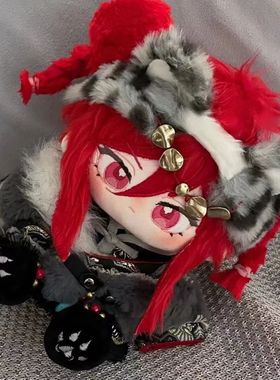 原创蓝色监狱属性20cm千切豹马棉花娃娃可爱正版毛绒玩偶送女生礼