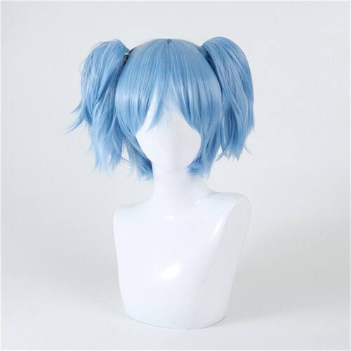 假发 cosplay潮田渚假发斜刘海SallyFace莎莉之脸 俏皮脸乳胶面