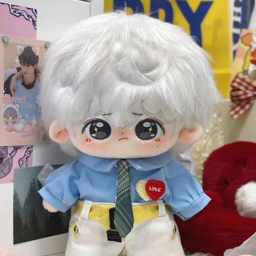 原创TF家族朱志鑫豚踢兔属性20CM棉花娃娃明星周边同人高颜值玩偶