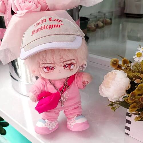 【现货】蔡徐坤米兰时装周造型20cm棉花娃娃小米兰明星爱豆公仔