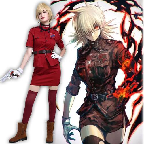 地狱之歌cos皇家国教骑士团Seras塞拉斯cos服维多利亚女恶魔制服