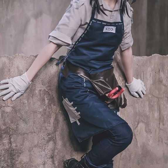 第五人格cos园丁围裙帽子眼睛 艾玛伍兹女cosplay服装园丁cos全套图片