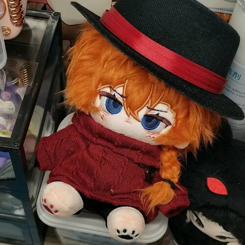 20cm棉花娃文豪野犬动漫中原中也日落帕德玛属性周边礼物毛绒公仔