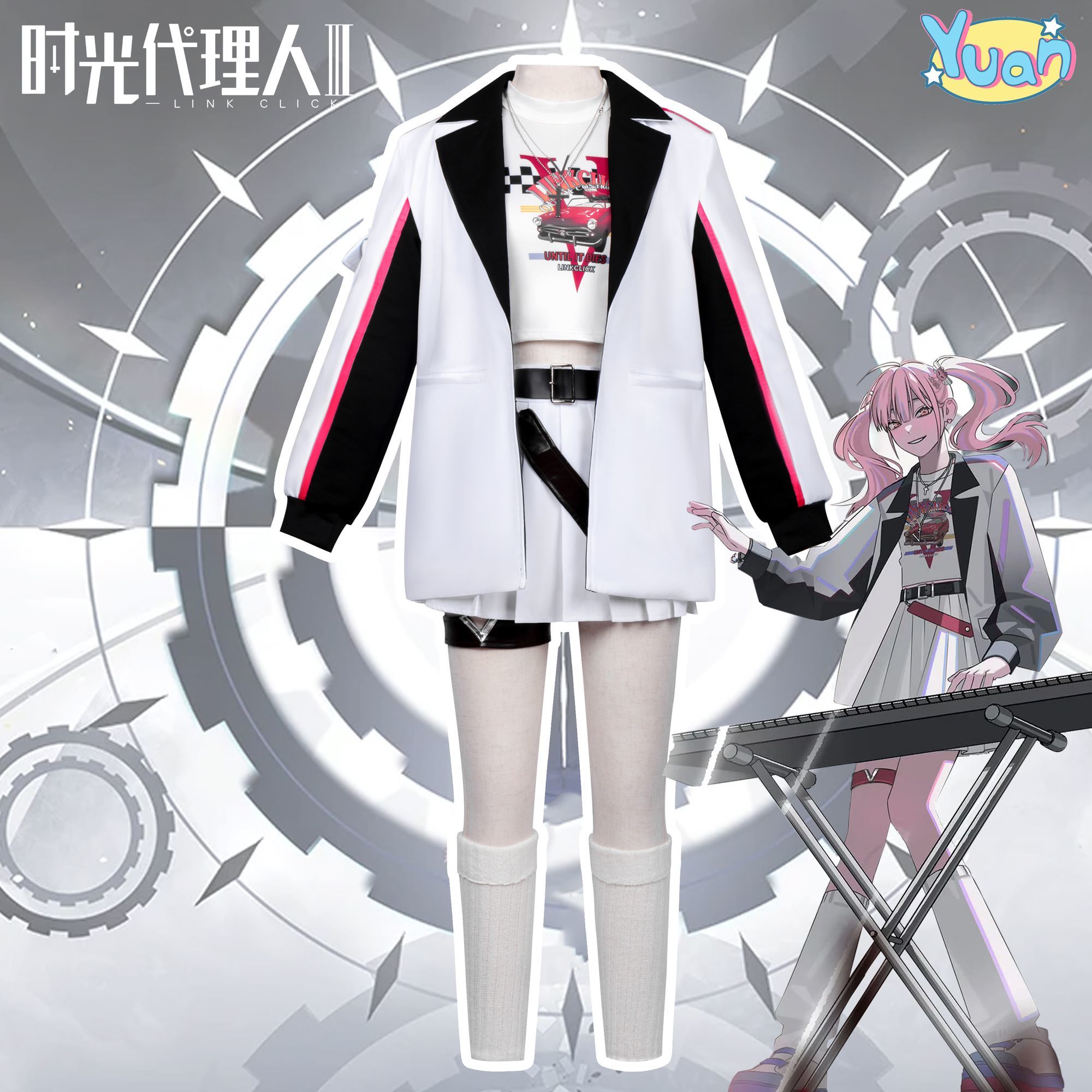 时光 人李天希cos服日常可穿新星极光企划乐队服装动漫cosplay