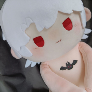 原创漫画月影别墅周边同人白艾尔属性40CM棉花娃娃女生礼物玩偶