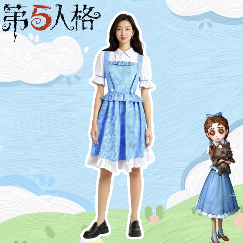 第五人格小女孩cos服桃乐丝演绎之星二次元lolita裙装游戏Cosplay图片
