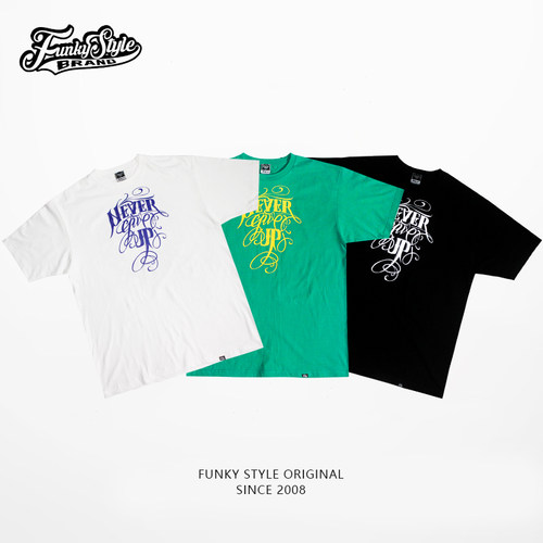 FunkyStyle夏季嘻哈短袖情侣装