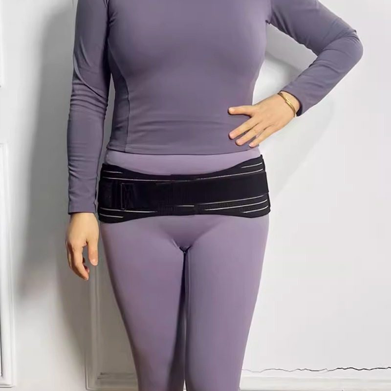 原装轻薄弹力透气收小腹束腰带收胯骨盆矫正带支撑腰肌护腰带