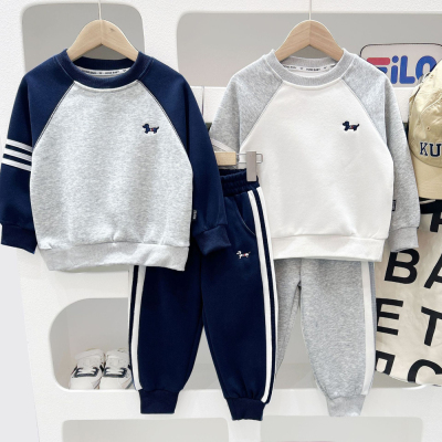 男童卫衣卫裤帅气春秋款两件套