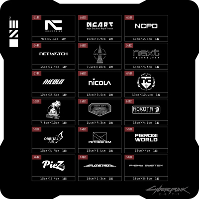 赛博朋克2077游戏电脑行李箱车贴