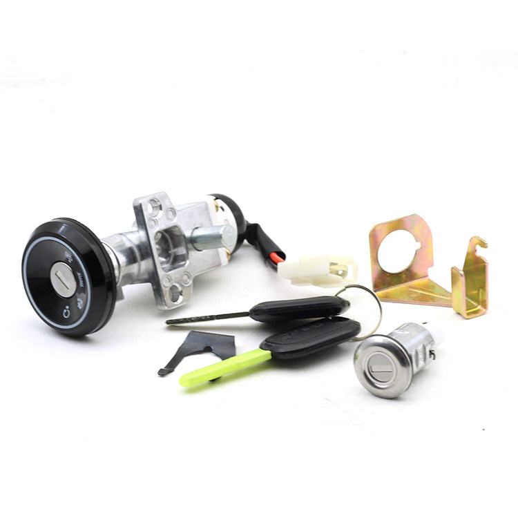 奇迹牛N8电动车电门锁车头锁俪玲V12麦玲G30新国标车头锁开关锁