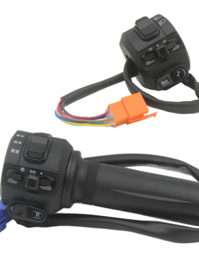 深远新国标电动车 T90 二代 三代通用型左右开关转把总成转向开关