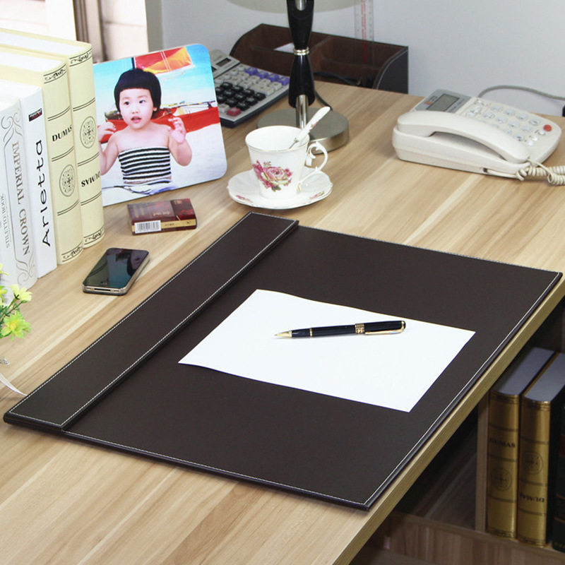 德国进口优质PU皮革写字板大班台垫商务办公桌面皮质桌垫PU写字垫