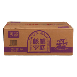 【整箱】初鑫核桃枣糕6斤木糖醇红枣蛋糕休闲零食网红糕点