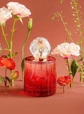 等黎妃红色挚爱女士香水红色彼岸花魅力女人清新持久淡香水60ml