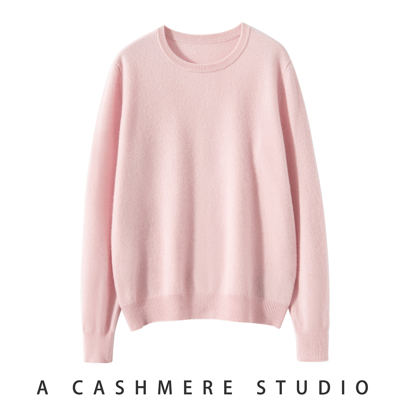 绢斯特100%山羊绒女士圆领打底衫