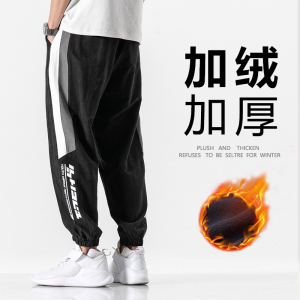 2021秋冬热卖款 日系无影墙宽松大码加绒加厚休闲裤 0502-2—P45图片