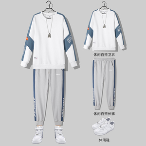 2021春秋新款单件热销款搭配套装卫衣裤子两件套上款有差T4824图片