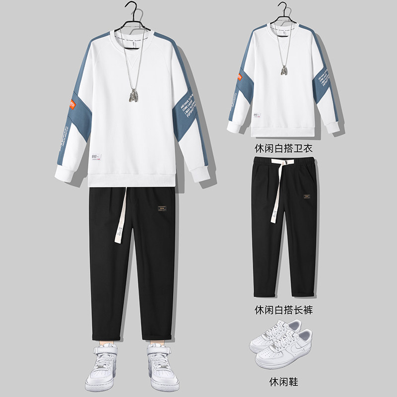 2021春秋新款单件热销款搭配套装卫衣裤子两件套上款有差T3424图片
