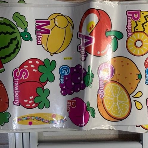 组合手绘涂鸦贴纸墙画