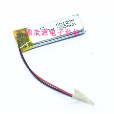 3.7V聚合物锂电池 611235 601235 061235 260mAh 录音笔电电池