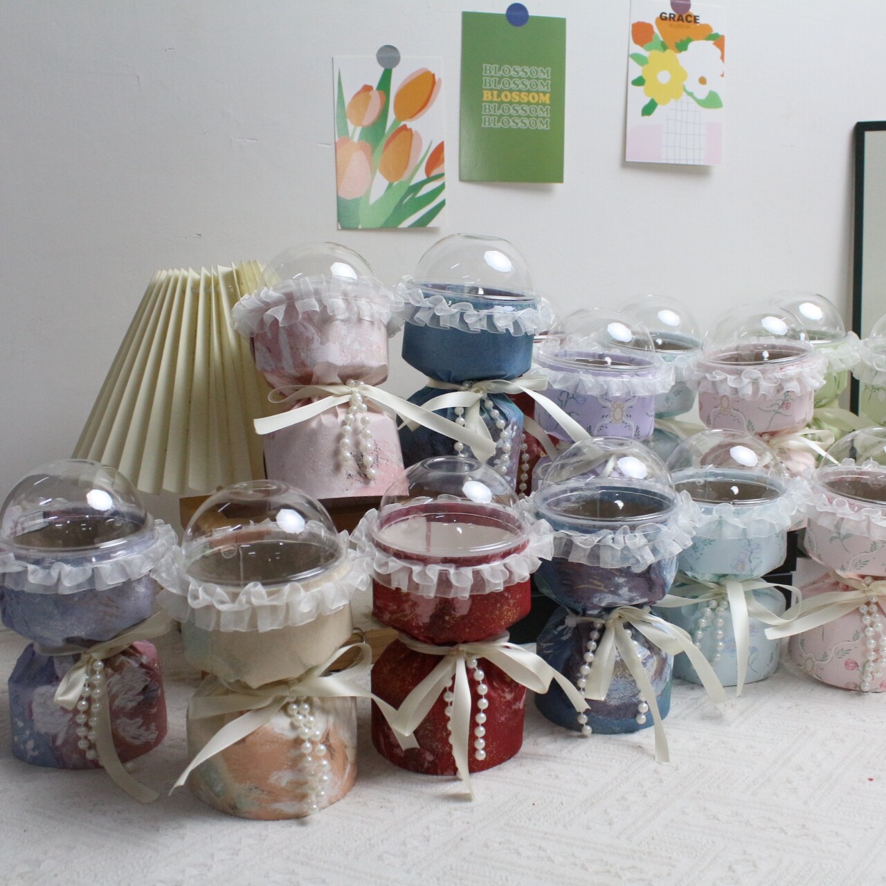 蛋糕花束成品花壳空包装无需组装