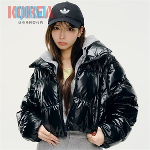 阿迪达斯Adidas三叶草女子复古休闲运动可拆卸袖 羽绒服JX2988 短款