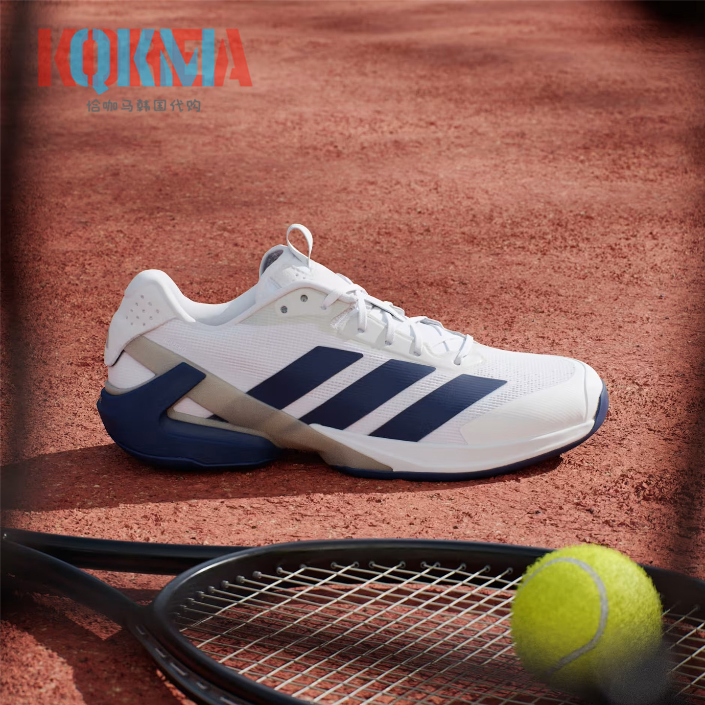 Adidas阿迪达斯Adizero Ubersonic 5男训练比赛运动网球鞋 JR1736